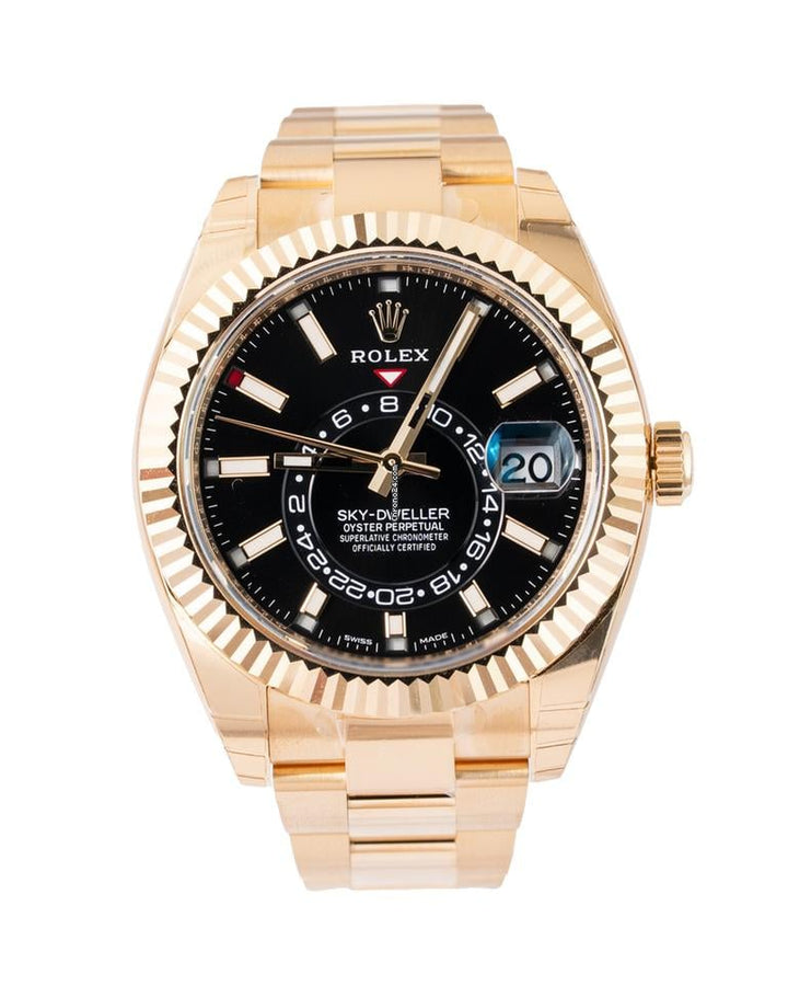 Rolex | Sky-Dweller | 326938 | Yellow gold | 42 mm | Black | Automatic