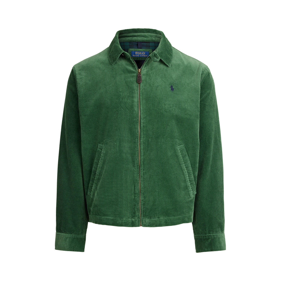WaleCord Textured Weather-Resistant Windbreaker