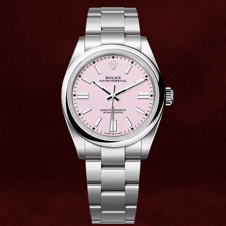 Rolex | Oyster Perpetual | 134300 | Steel | 41 mm | Steel | Pink | Automatic