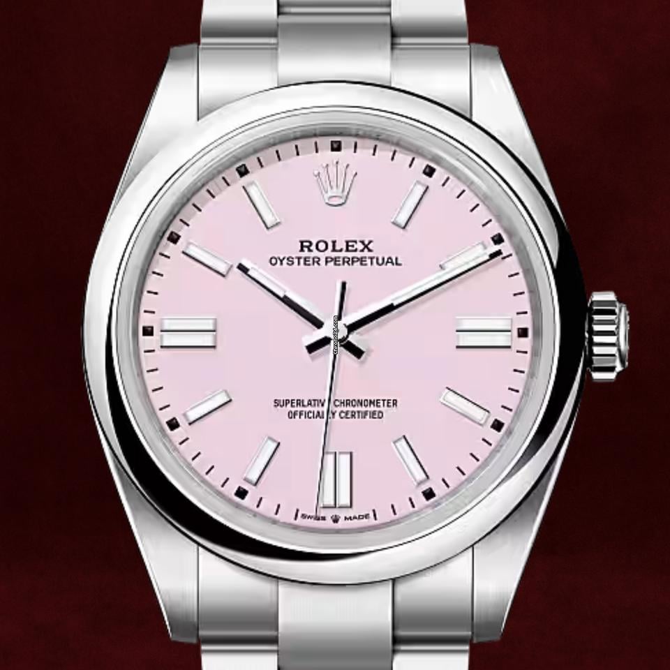 Rolex | Oyster Perpetual | 134300 | Steel | 41 mm | Steel | Pink | Automatic