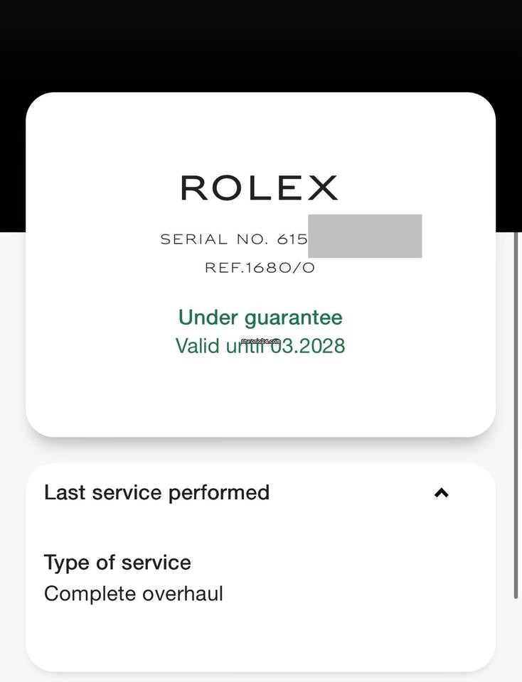 Rolex | Submariner | 1680 | Steel | 40 mm | Steel | Black | Automatic