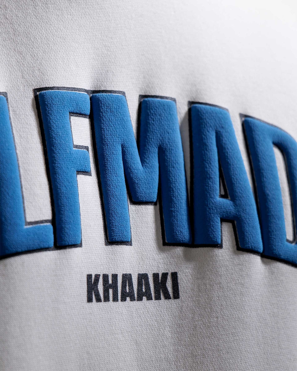 Selfmade - Off White Oversized Printed Hoodie