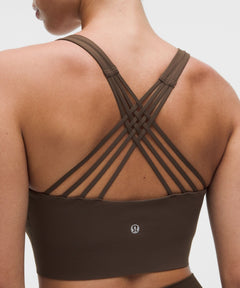Lululemon FlexyFlex Strappy Longline Yoga Bra *Light Support, D–DDD Cups