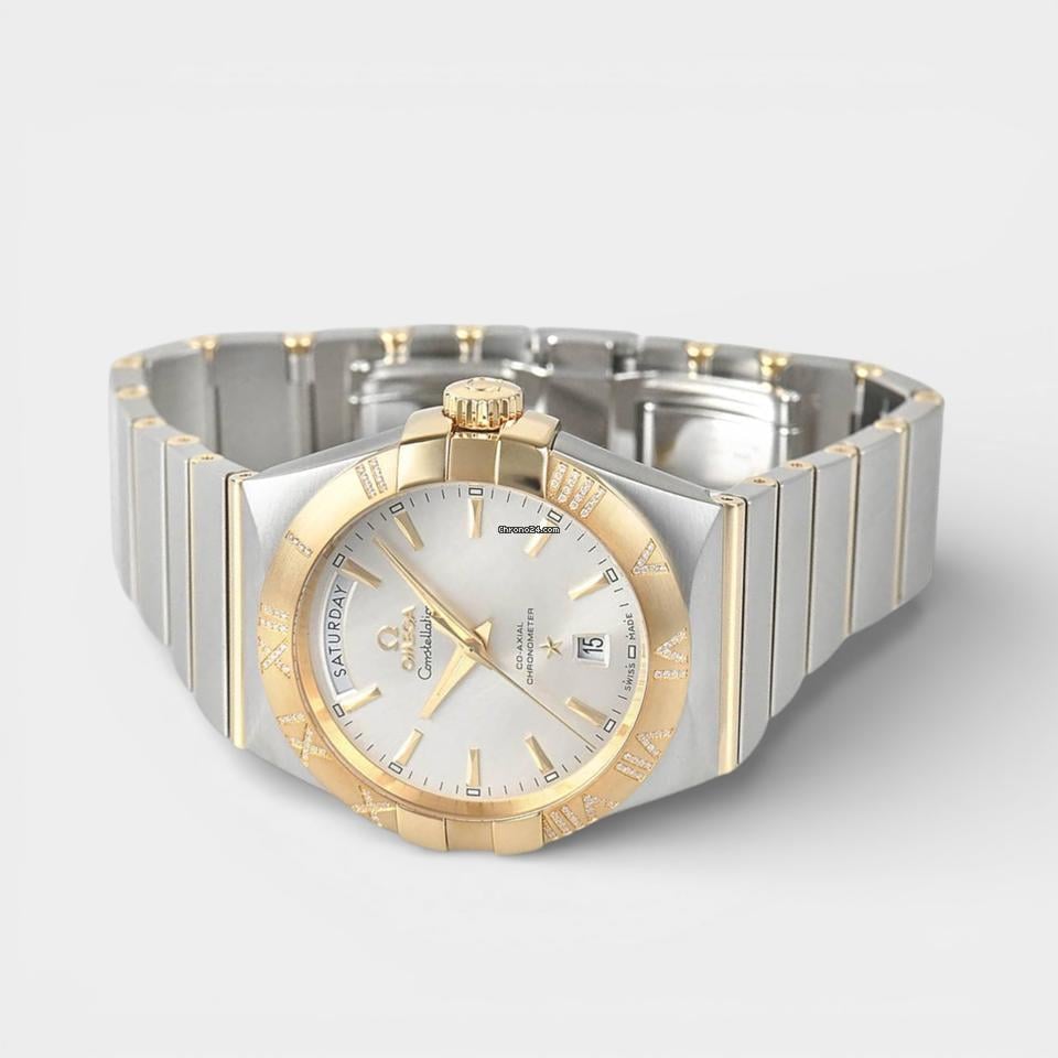 Omega Constellation Day-Date Steel&Yellow gold / 38 mm / 123.25.38.22.02.002