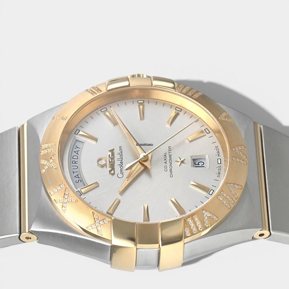 Omega Constellation Day-Date Steel&Yellow gold / 38 mm / 123.25.38.22.02.002