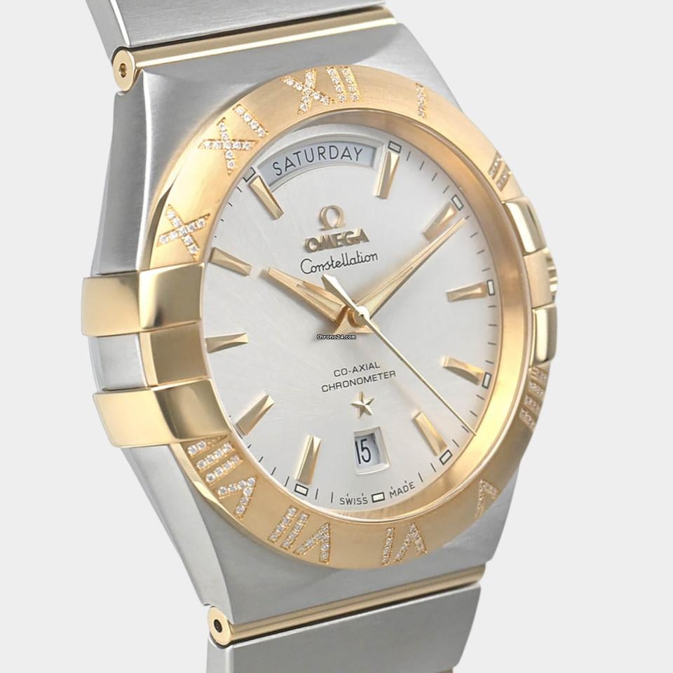 Omega Constellation Day-Date Steel&Yellow gold / 38 mm / 123.25.38.22.02.002
