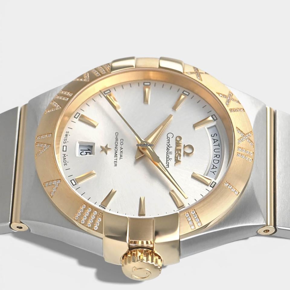 Omega Constellation Day-Date Steel&Yellow gold / 38 mm / 123.25.38.22.02.002