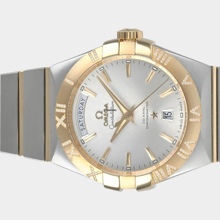 Omega Constellation Day-Date Steel&Yellow gold / 38 mm / 123.25.38.22.02.002