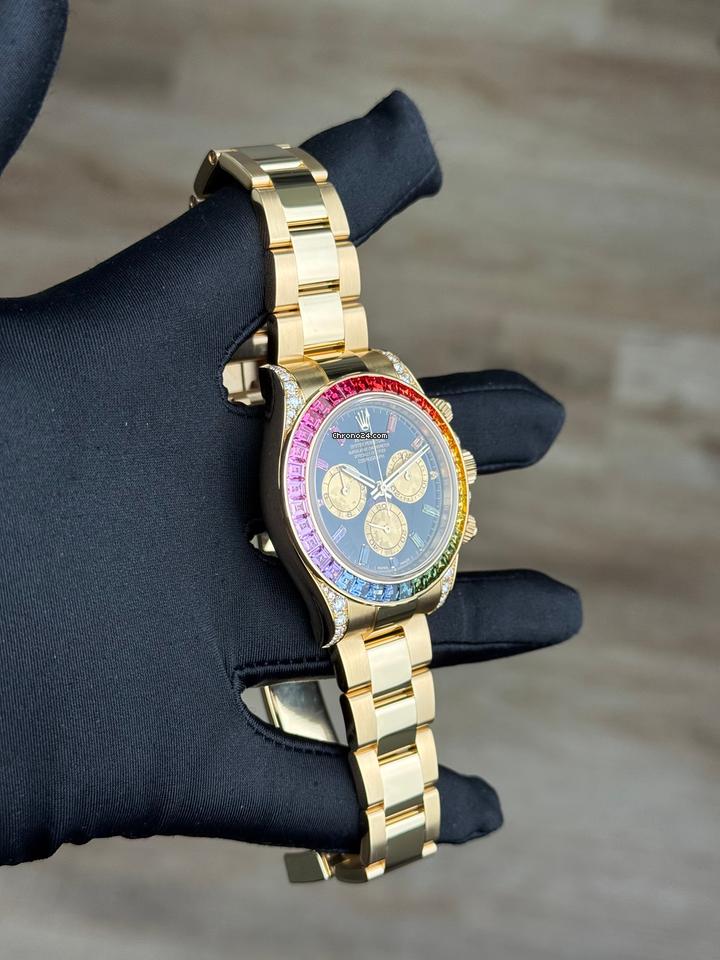 Rolex | Daytona | 126598RBOW | Yellow gold | 40 mm | Yellow gold | Black | Automatic