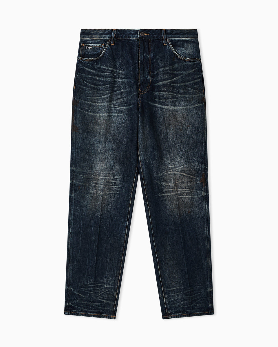 Emporio Armani J22 regular-fit, stiff-denim jeans