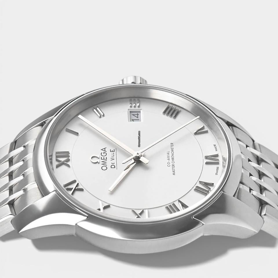 Omega De Ville Hour Vision Steel / 41 mm / Box&Papers / 433.10.41.21.02.001