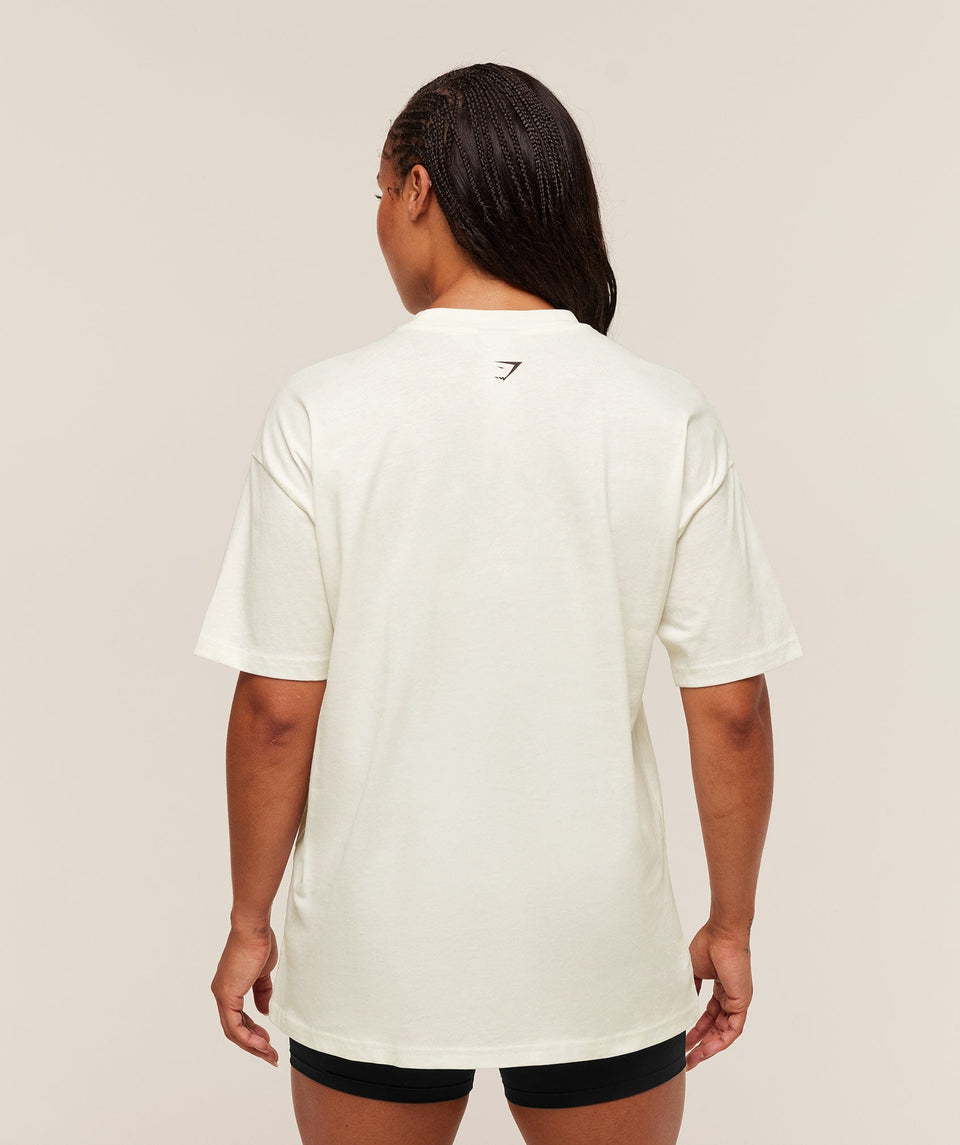 Women's Gymshark Gslc Lifting Club Short Sleeve T-Shirt Soft White