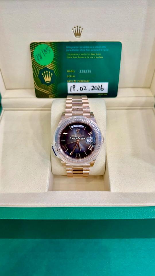 Rolex | Day-Date | 228235 | Rose gold | 40 mm