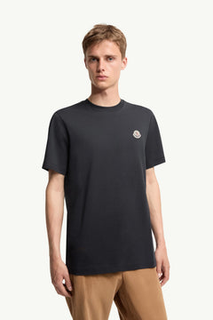 Moncler Logo Patch Cotton T-Shirt (Pack Of Three) Blue & Black & Grey Blue & Black & Grey