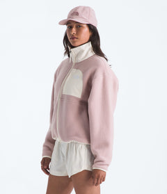 The North Face Women’s Yumiori Off Peak Full-Zip Jacket METAL PINK-WHITE DUNE