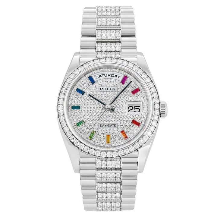 Rolex | Day-Date | 128349RBR | White gold | 36 mm | Automatic
