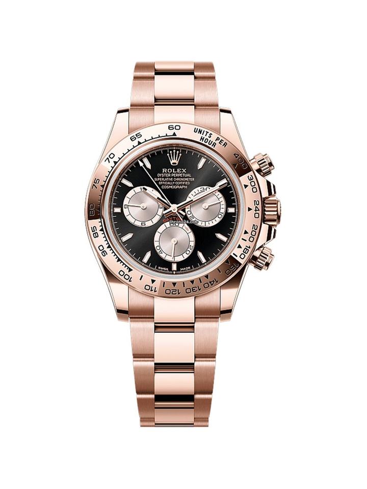 Rolex | Daytona | M126505-0001 | Yellow gold | 40 mm | Steel | Black | Automatic