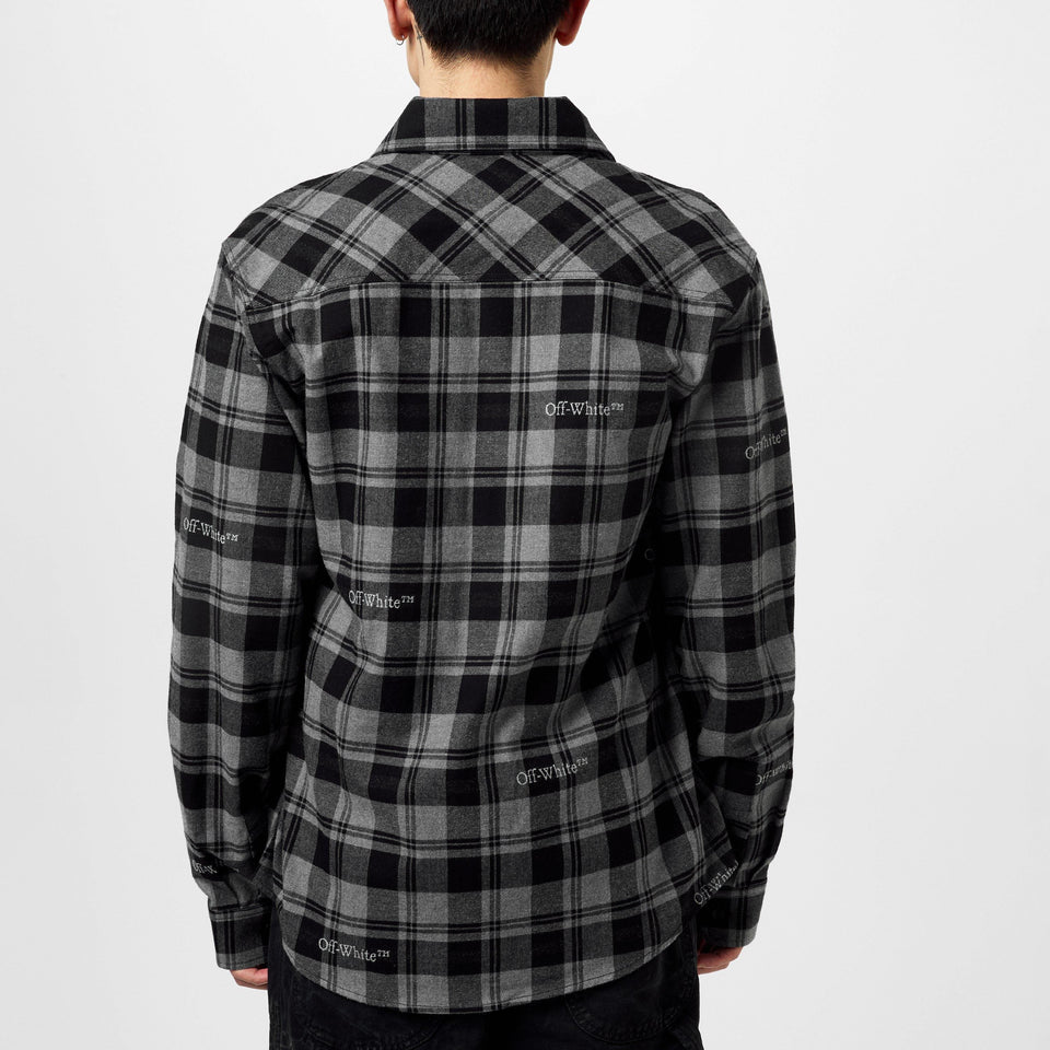 Check Plaid Cotton Long Sleeve Shirt
