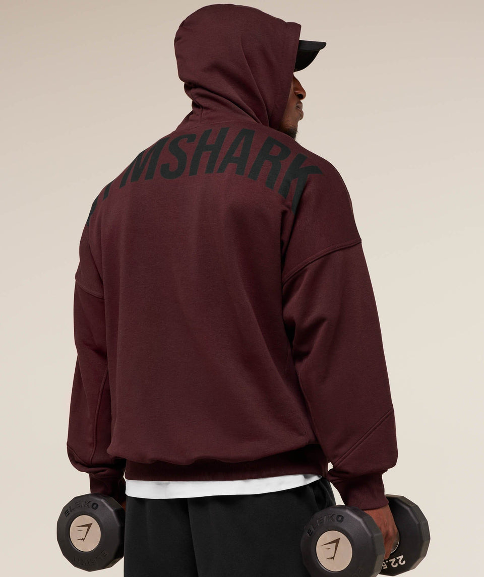 Gymshark Power Hoodie - Rich Maroon