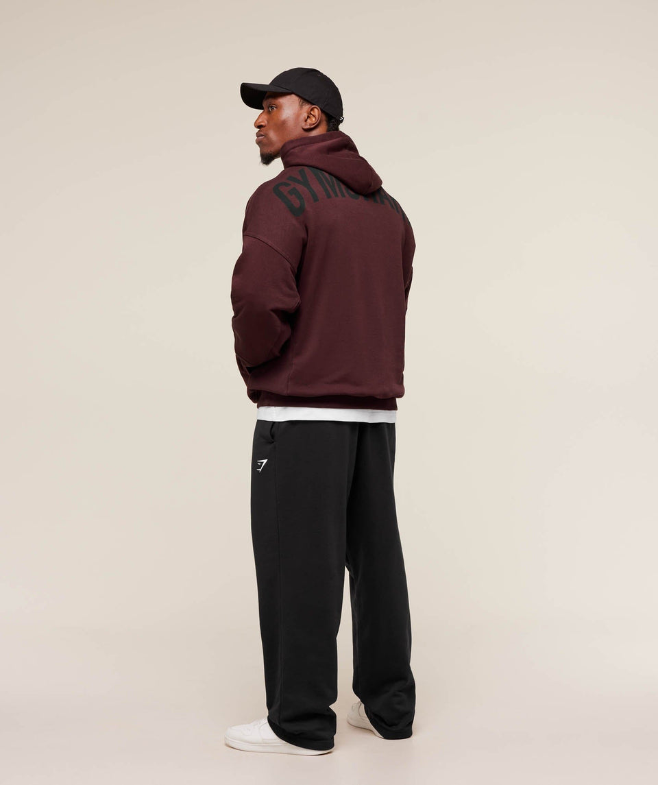 Gymshark Power Hoodie - Rich Maroon