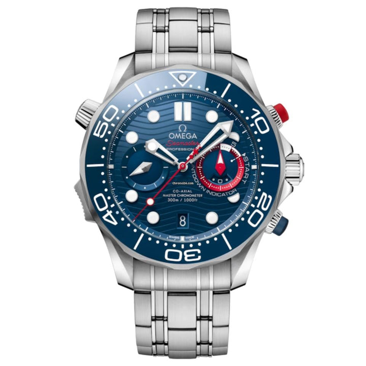 Omega Seamaster Diver 300 MAmerica's Cup 210.30.44.51.03.002 New Full Set