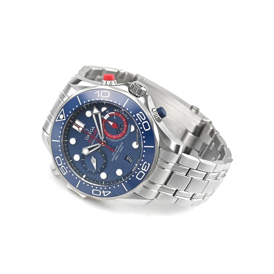 Omega Seamaster Diver 300 MAmerica's Cup 210.30.44.51.03.002 New Full Set