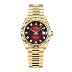 Rolex | Datejust | 278278 | Yellow gold | 31 mm | Yellow gold | Red | Automatic