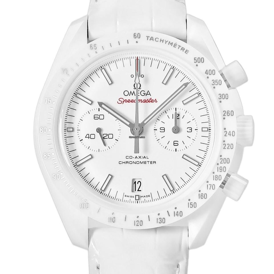 Omega Speedmaster Watches 311.93.44.51.04.002 Speedmaster Moonwatch White Side of the Moon