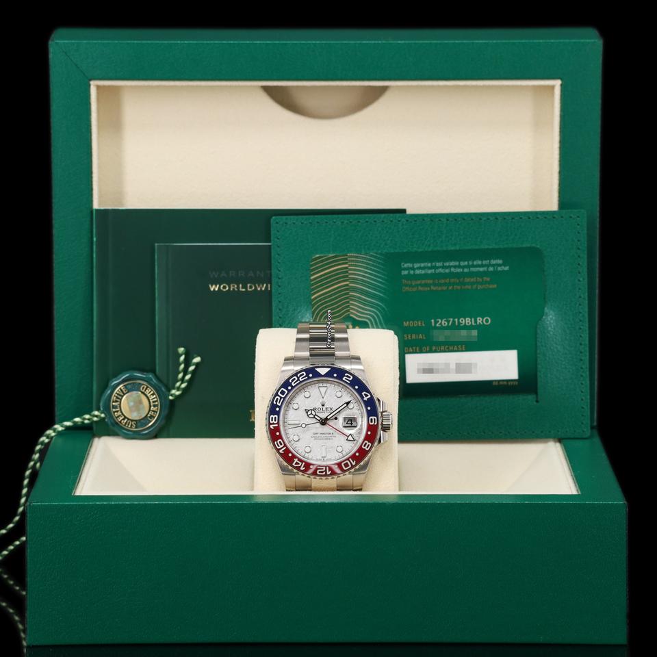 Rolex | GMT-Master II | 126719BLRO | White gold | 40 mm | White gold | Silver | Automatic