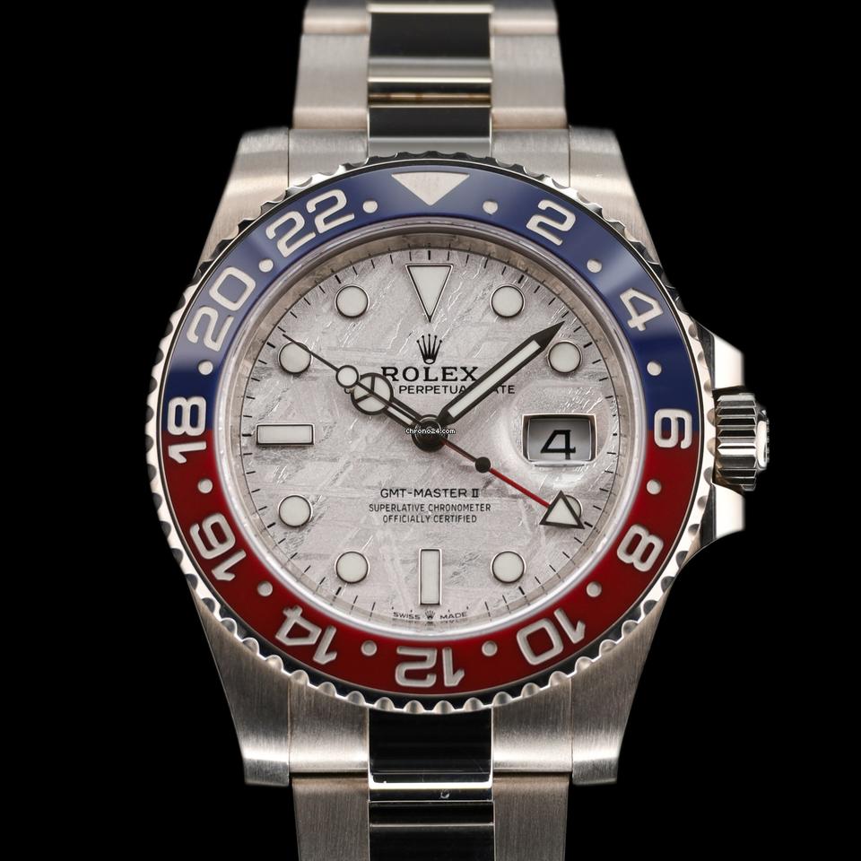 Rolex | GMT-Master II | 126719BLRO | White gold | 40 mm | White gold | Silver | Automatic