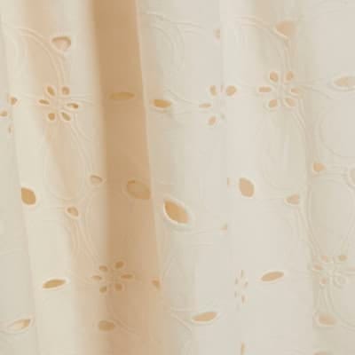 Cream Broderie Cami Maxi Dress