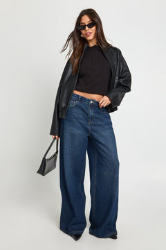 Cotton Henley Button Front Long Sleeve Top
