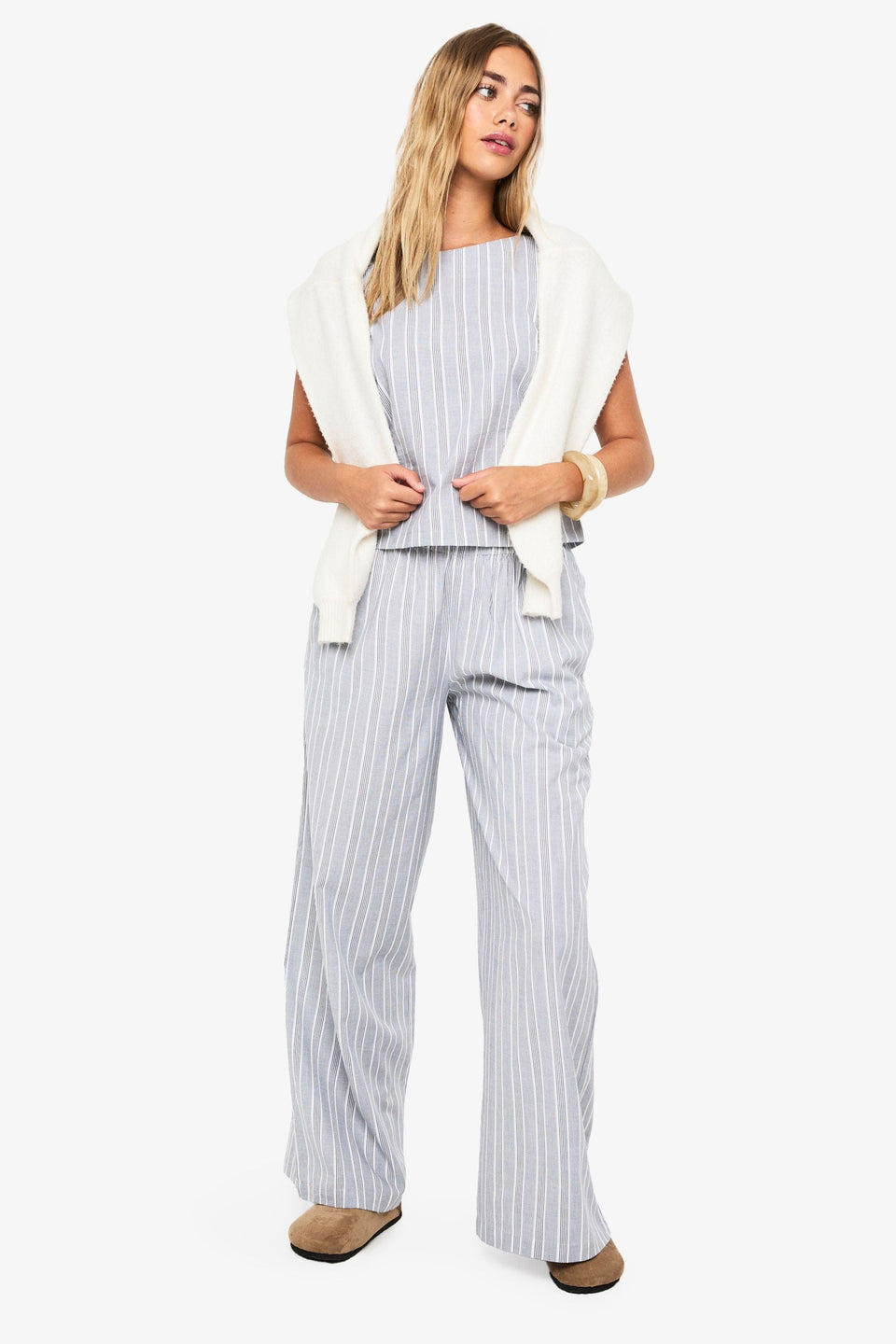 Stripe Boxy Trouser Co-Ord