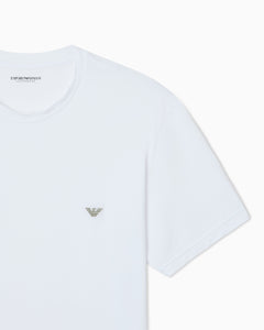 Emporio Armani Fitted loungewear T-shirt in soft modal