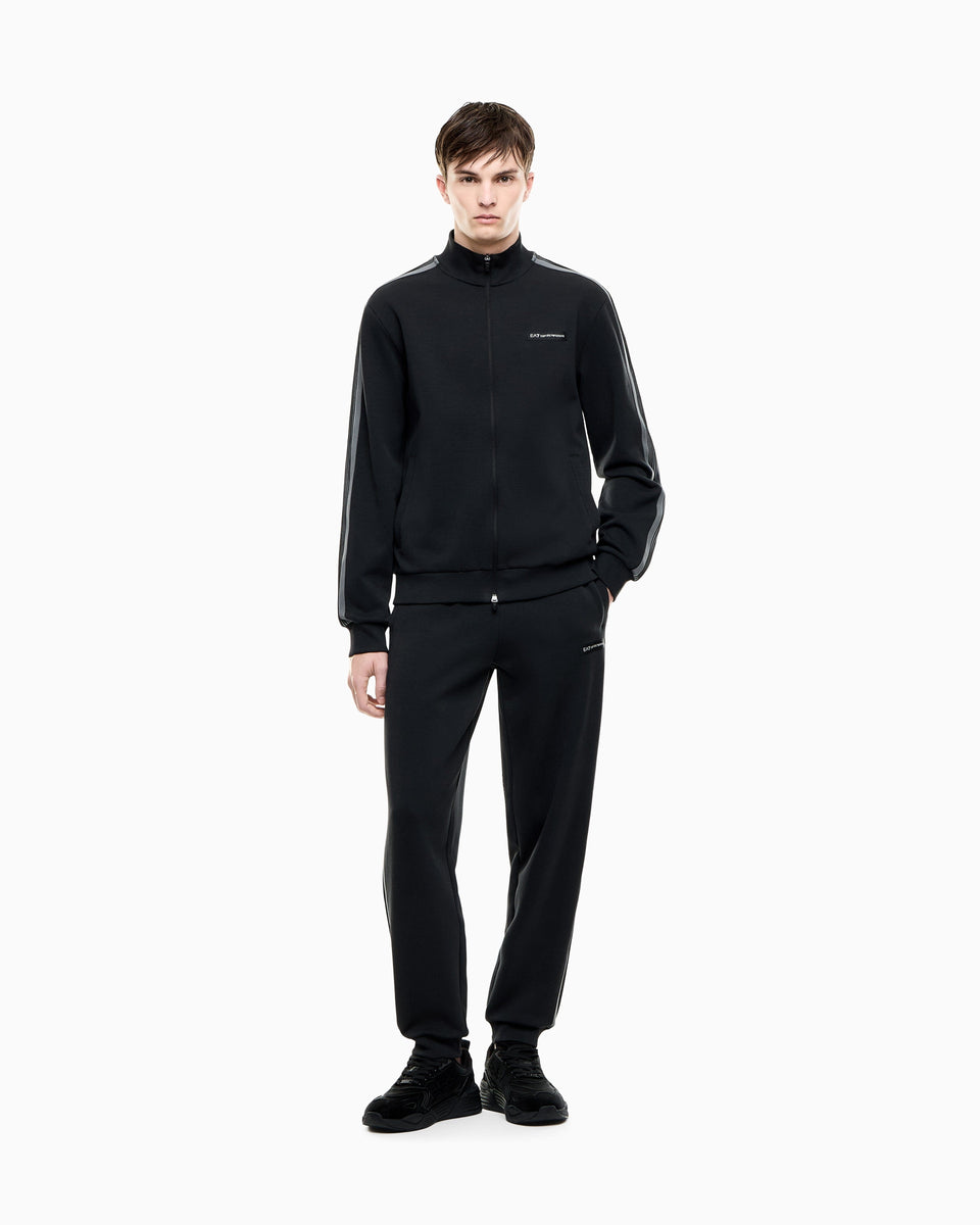 EA7 Tracksuit Logo Series in regular fit cotton jersey