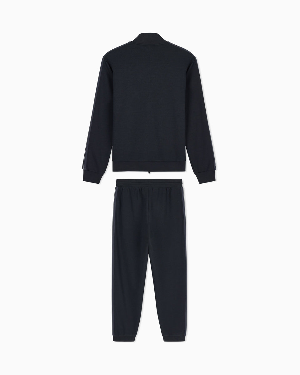 EA7 Tracksuit Logo Series in regular fit cotton jersey