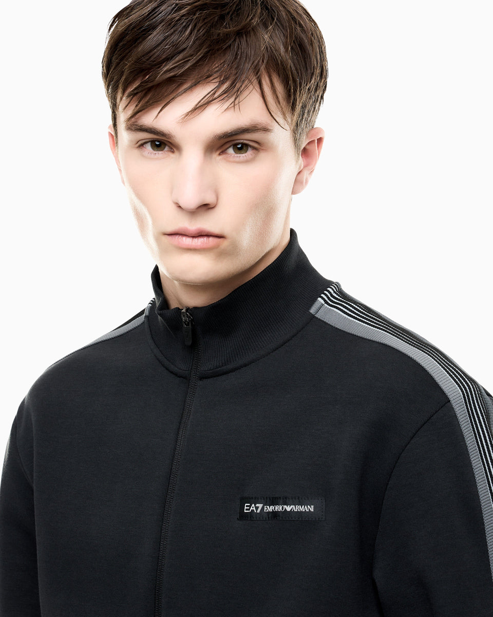EA7 Tracksuit Logo Series in regular fit cotton jersey