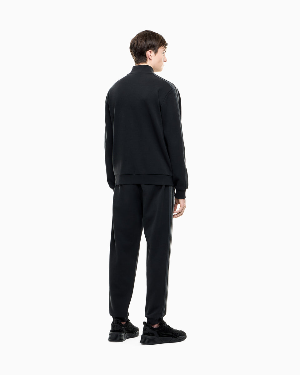 EA7 Tracksuit Logo Series in regular fit cotton jersey