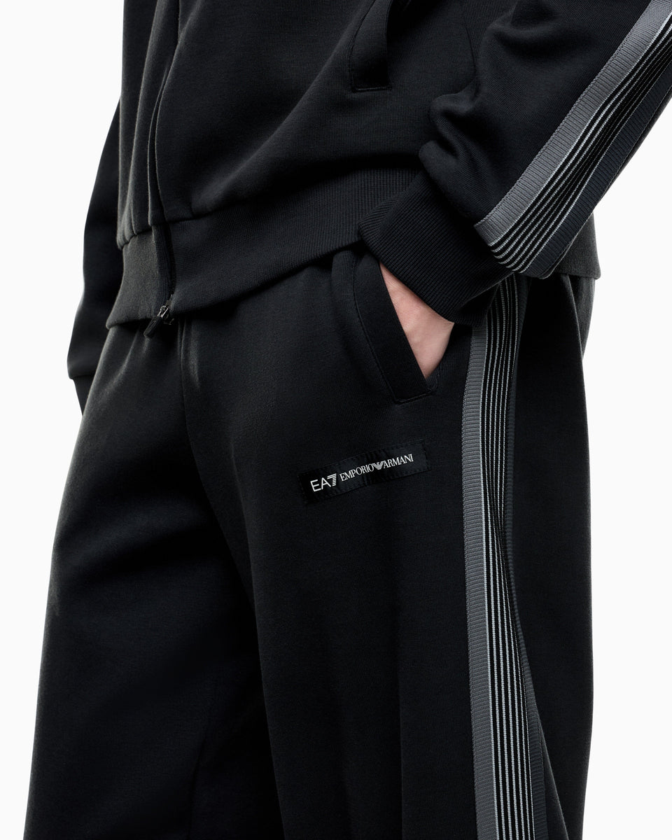 EA7 Tracksuit Logo Series in regular fit cotton jersey