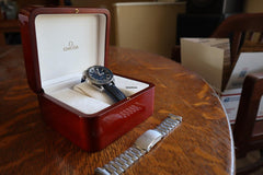 Omega Seamaster Planet Ocean Like NEW , wore twice Limited edition Mohagany display box.