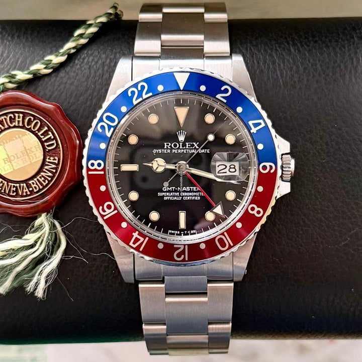 Rolex | GMT-Master | 16750 | Steel | 40 mm | Steel | Black | Automatic
