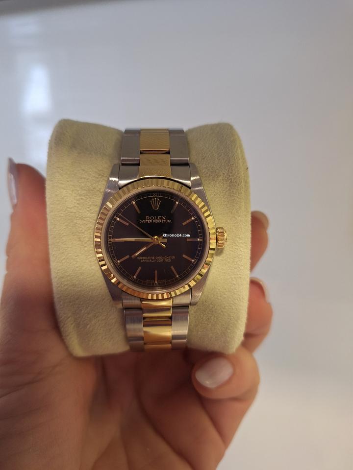 Rolex | Oyster Perpetual | 77513 | Gold/Steel | 31 mm | Gold/Steel | Black