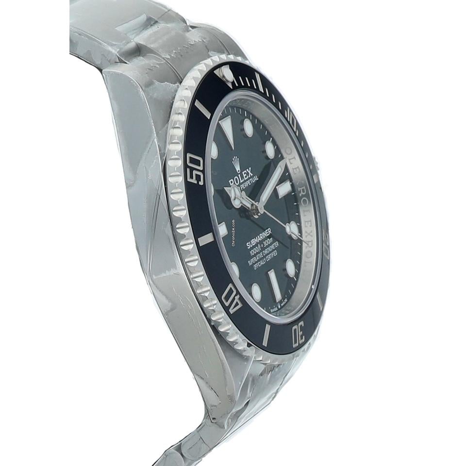 Rolex Submariner (No Date)124060 41 mm Steel Oyster Black Dial Auto Men's Watch 2025 B/P