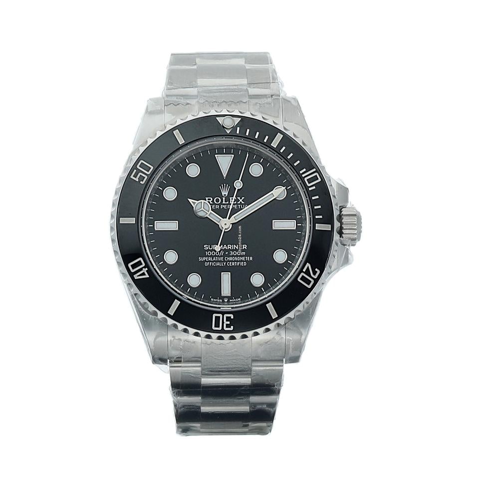 Rolex Submariner (No Date)124060 41 mm Steel Oyster Black Dial Auto Men's Watch 2025 B/P