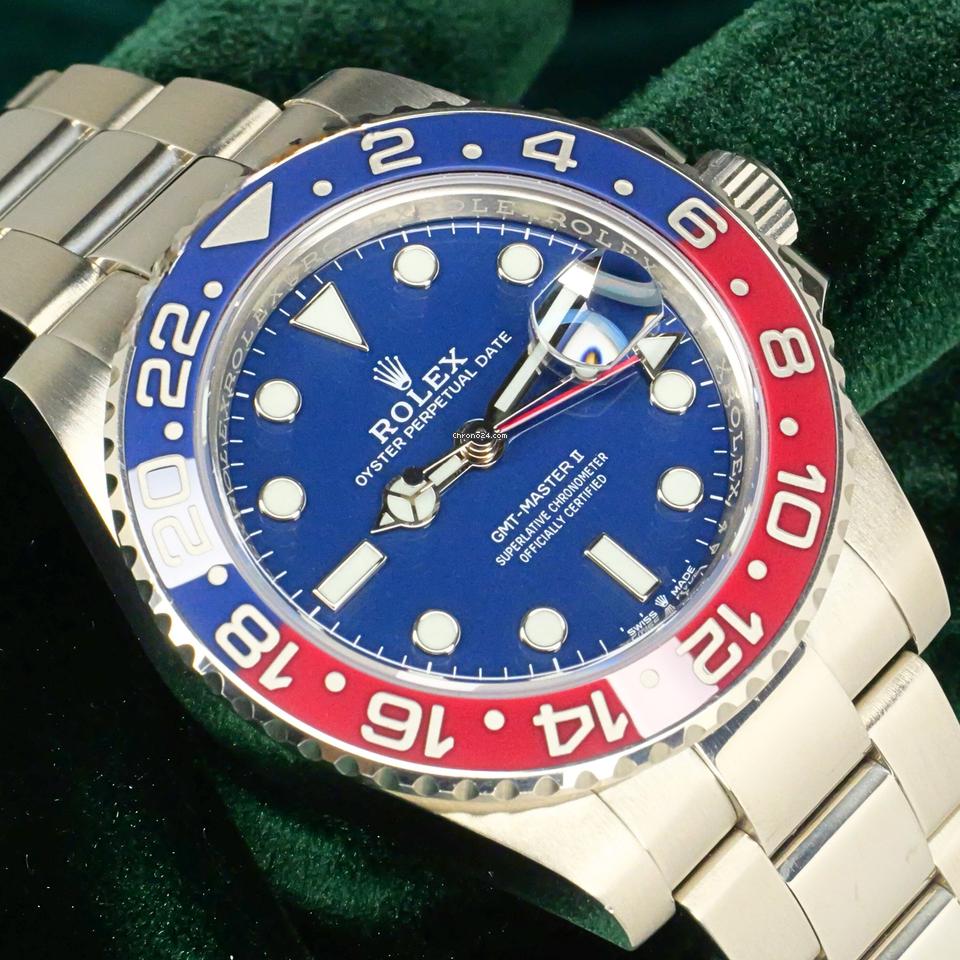 Rolex | GMT-Master II | 126719BLRO | White gold | 40 mm | White gold | Blue | Automatic
