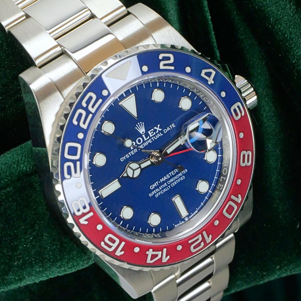 Rolex | GMT-Master II | 126719BLRO | White gold | 40 mm | White gold | Blue | Automatic