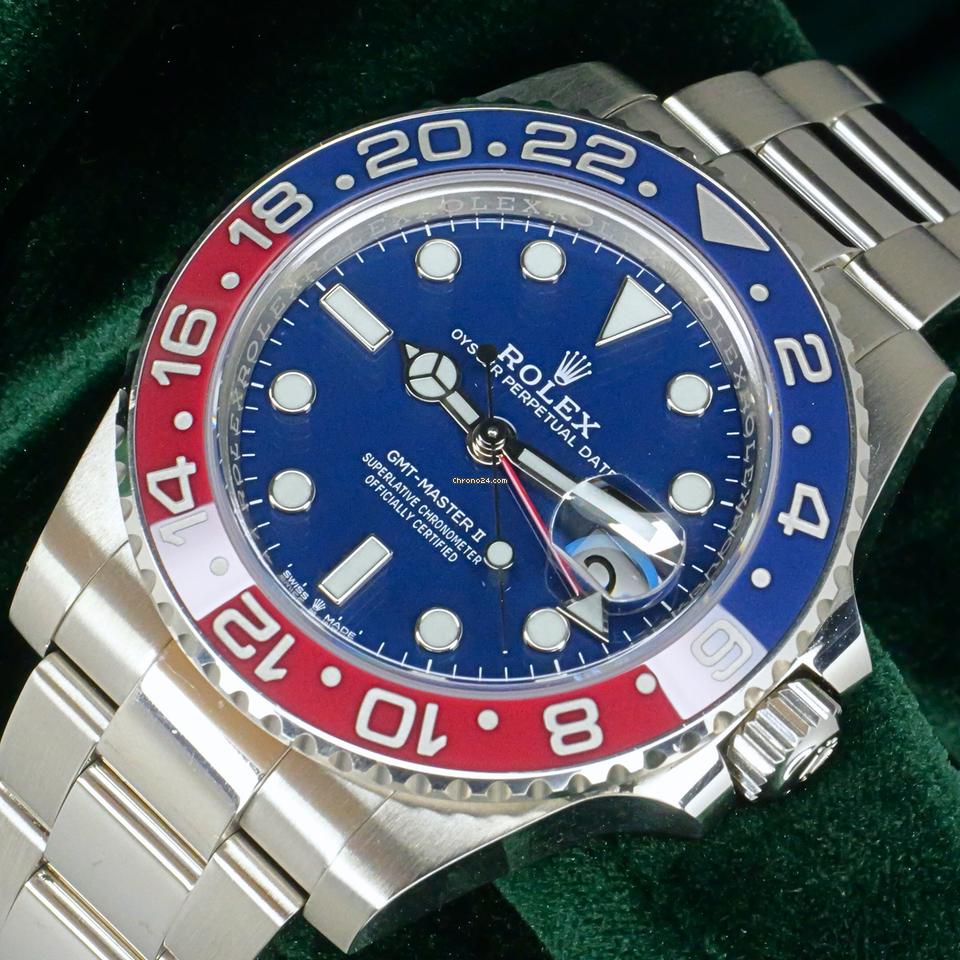 Rolex | GMT-Master II | 126719BLRO | White gold | 40 mm | White gold | Blue | Automatic