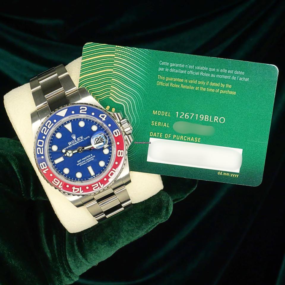 Rolex | GMT-Master II | 126719BLRO | White gold | 40 mm | White gold | Blue | Automatic