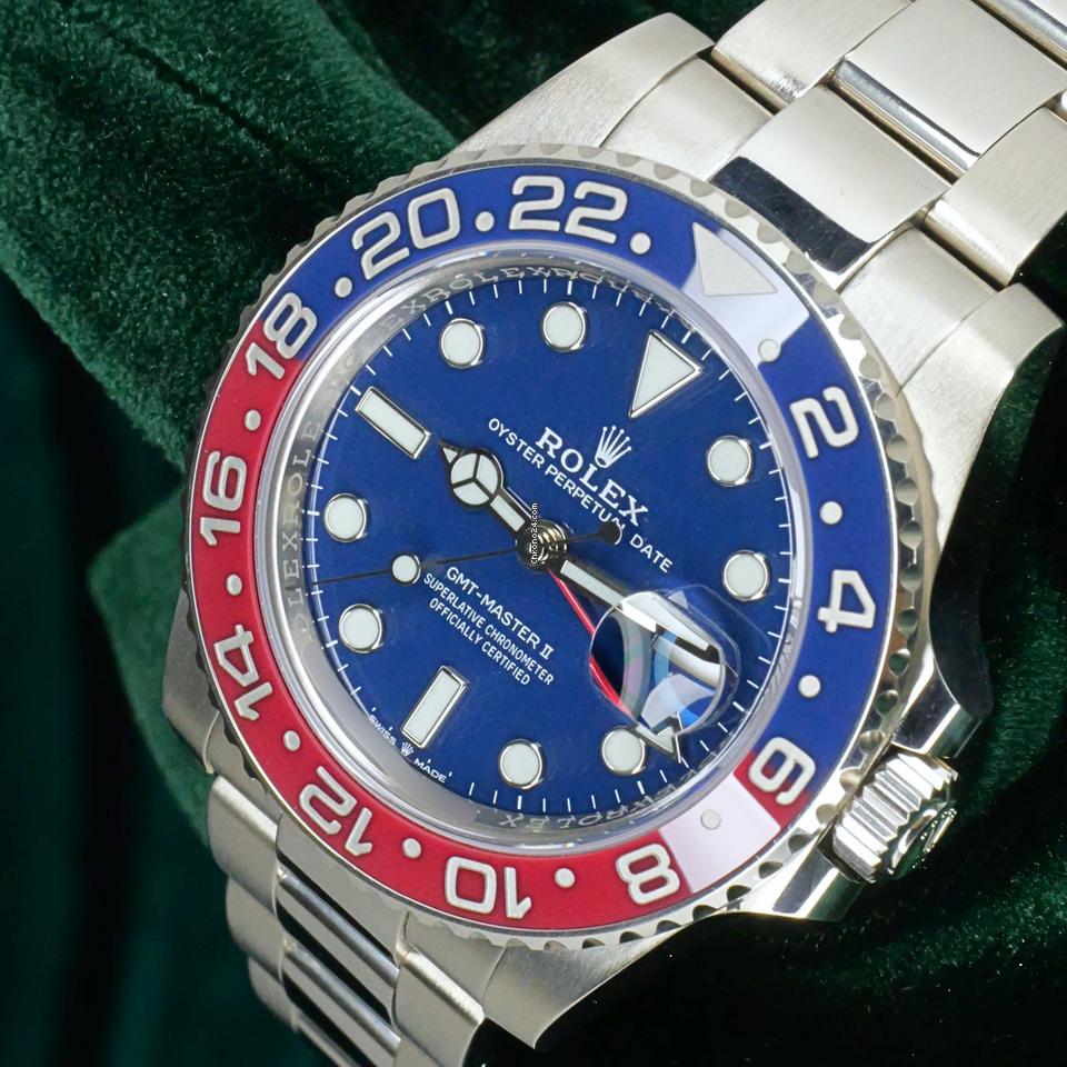 Rolex | GMT-Master II | 126719BLRO | White gold | 40 mm | White gold | Blue | Automatic