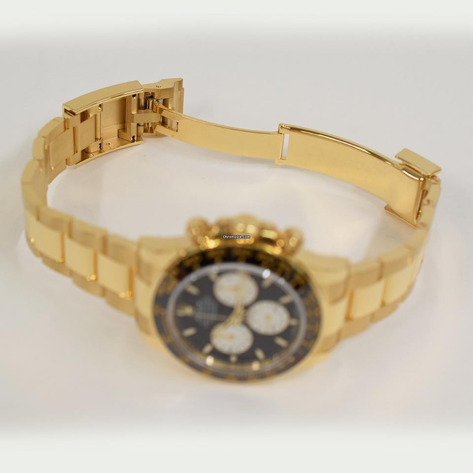 Rolex | Daytona | 126528LN | Yellow gold | 40 mm | Yellow gold | Black | Automatic